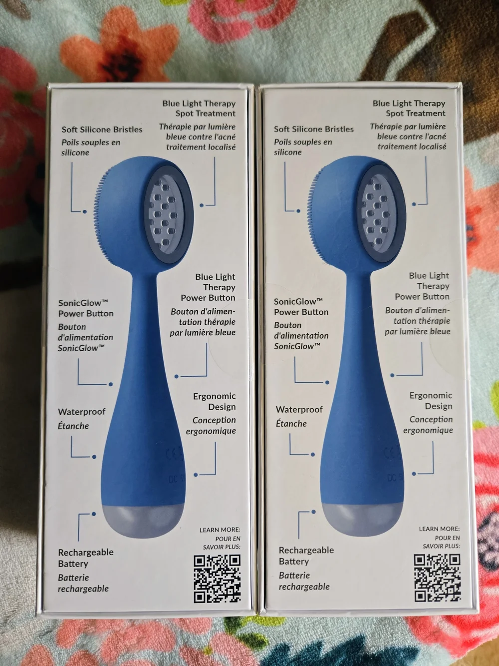 PMD Clean Acne Smart Facial Cleansing Device Blue Light NEW Therapy Anti Aging